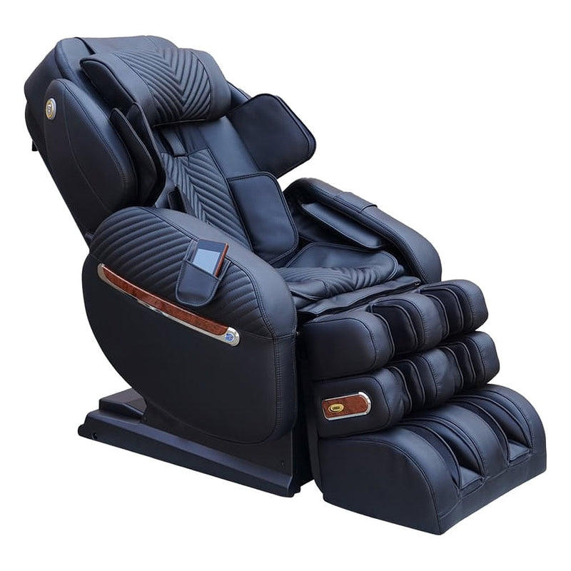 Luraco i9 Max Plus Massage Chair in sleek black, showcasing advanced ergonomic design and luxurious comfort.